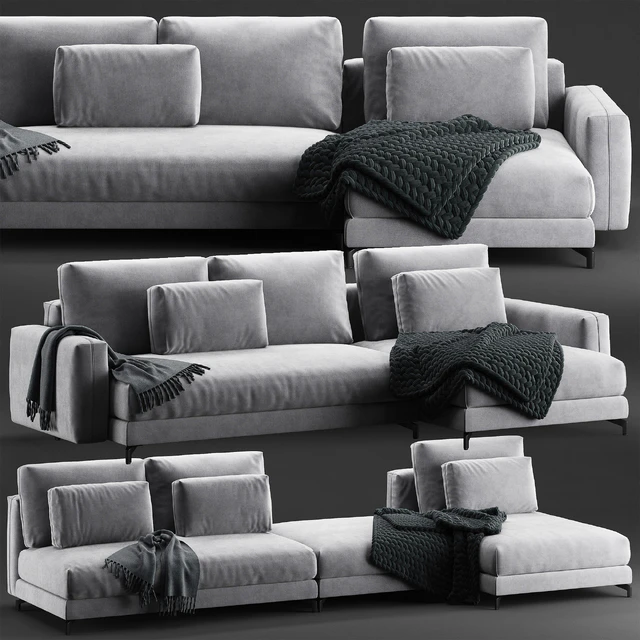 Rolf Benz  007 Nuvola sofa set — Скачать