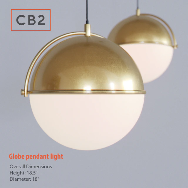 CB2 - globe pendant light — Descargar