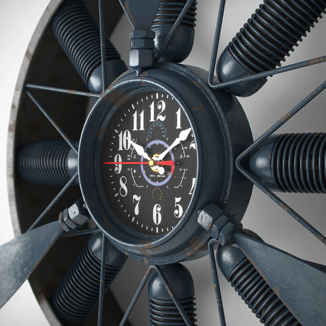 Wall Clock Propeller by KARE — Descargar