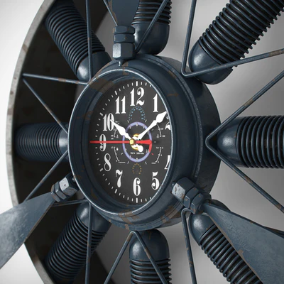 Wall Clock Propeller by KARE — Ver 3