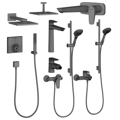 HANSGROHE Set 2 | Rainfinity | Raindance | Talis с регулируемой установкой лейки — Вид 5