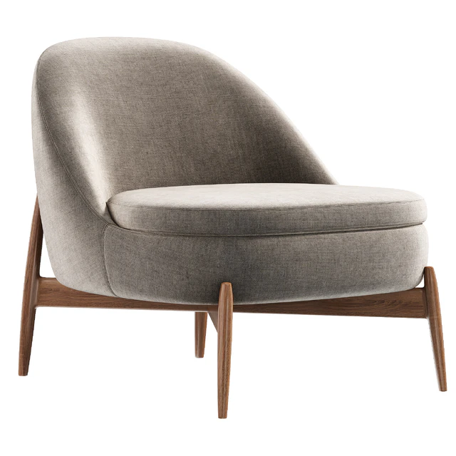 Sendai Easy Chair by Minotti, кресла — Скачать