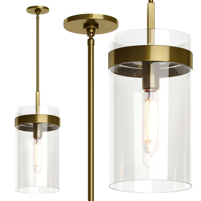 Restoration Hardware RAVELLE PENDANT 8 "brass — Descargar
