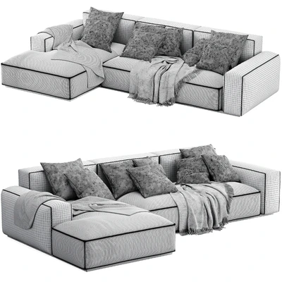 Arflex Marechiaro Sofa Chaise Longue — Ver 4