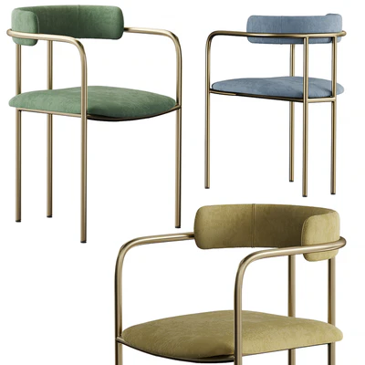 West Elm Lenox Velvet Dining Chair — Ver 1
