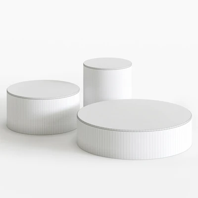 Brass and marble coffee table set Cazarina Interiors — Ver 2