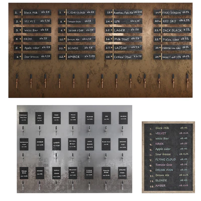 Beer menu on taps — Ver 1