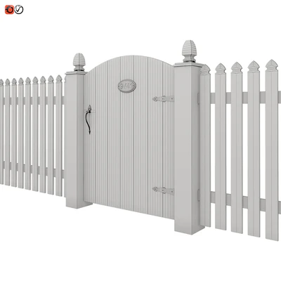 White picket fence 01 — Ver 2