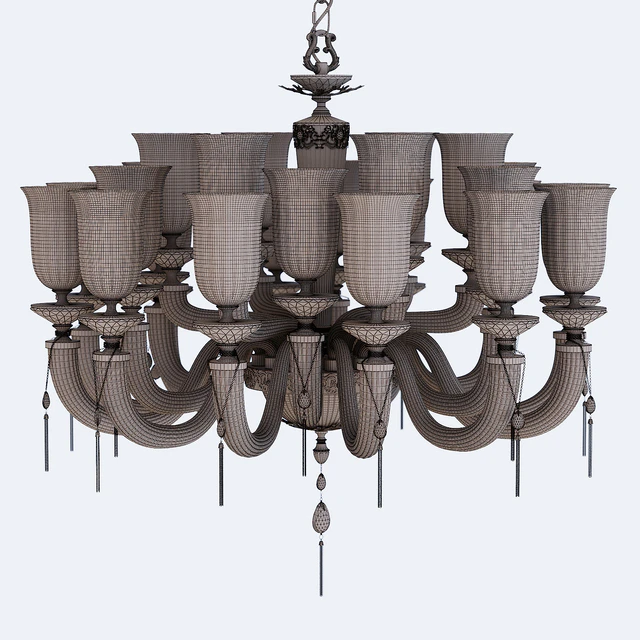 Люстра Euroluce Julienne Amber L12+6+6 Glass — Скачать