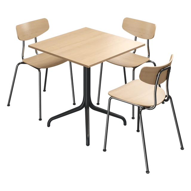 Vitra Belleville Table & Vitra Moca Chair — Скачать