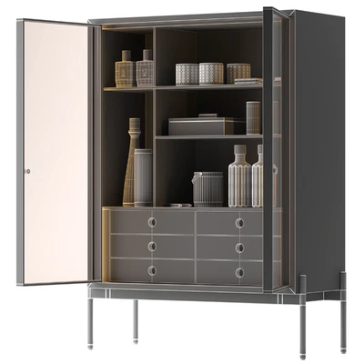 книжные шкаф Minotti Superquadra 2021 collection № 4 — Вид 6