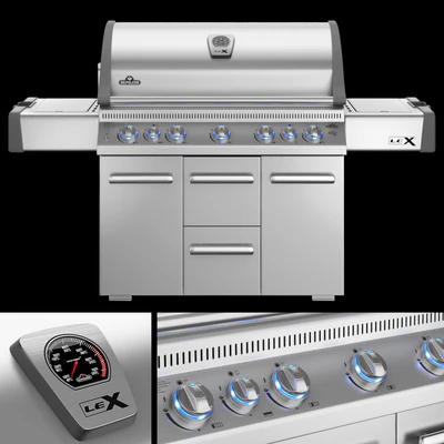 Napoleon LEX 730 RSBI gas grill BBQ — Ver 2