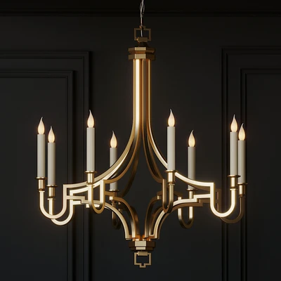 Chapman & Meyers Mykonos 8-Light Small Chandelier — Ver 1