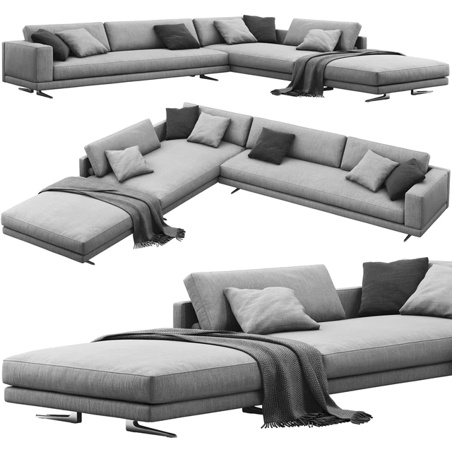 Poliform Mondrian corner sofa — Скачать