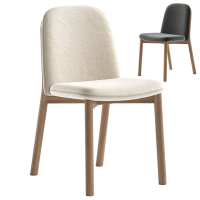 Julie upholstered ash wood chair — Вид 1