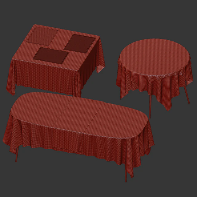 Set of linen tablecloths — Descargar