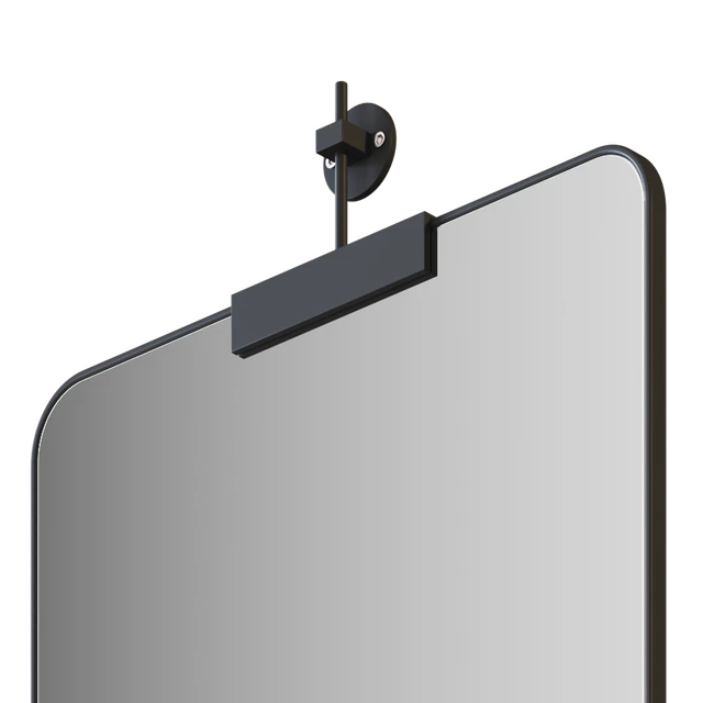 Rounded Corners Mirror on Bracket by Clear Home Design — Descargar