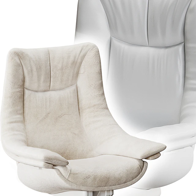 Re-Vive Casual Armchair By Natuzzi — Скачать