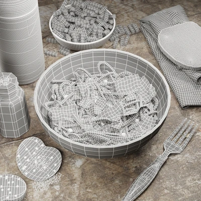 Still life with spaghetti — Ver 3