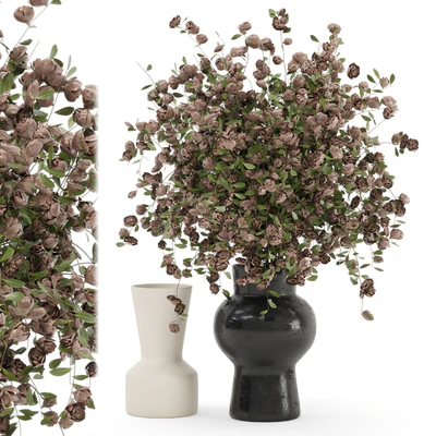 Plants Bouquet Collection In Concrete Pots - Set 1449 — Вид 1