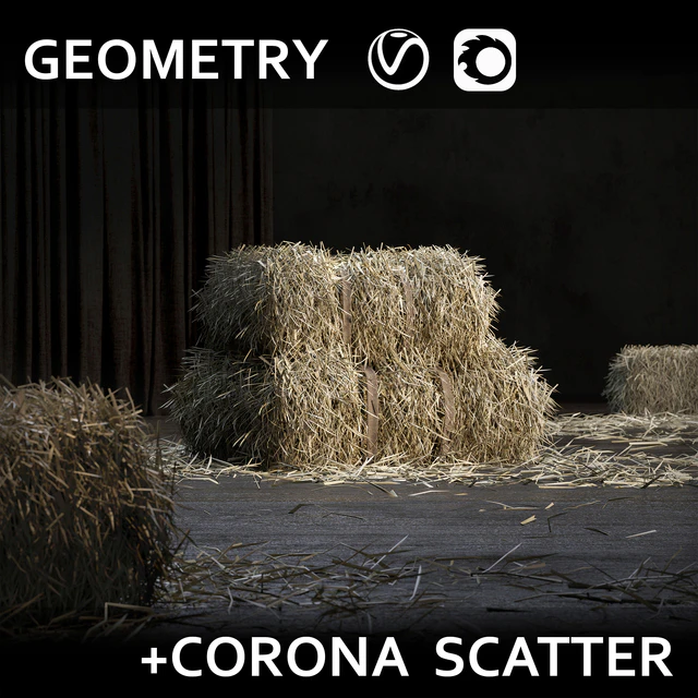 Straw bale (GEOMETRY + SCATTER) — Descargar