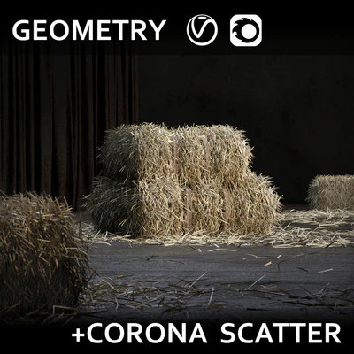 Straw bale (GEOMETRY + SCATTER) — Ver 1