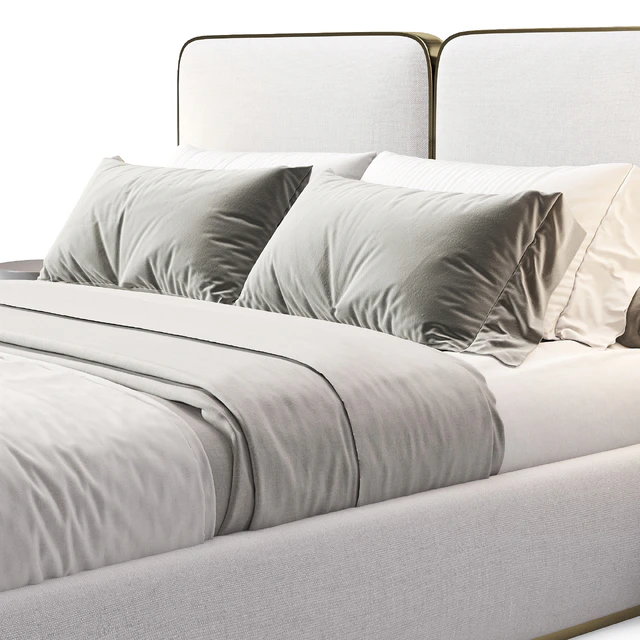 Gem Upholstered King Queen Bed — Скачать