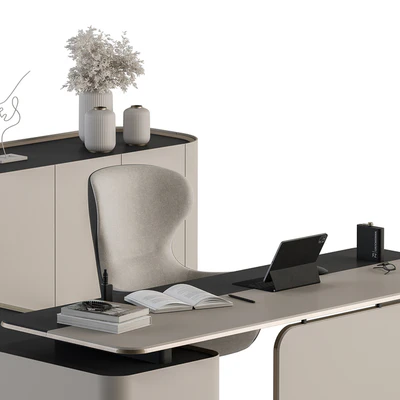 Boss Desk - Office Furniture 419 — Вид 7