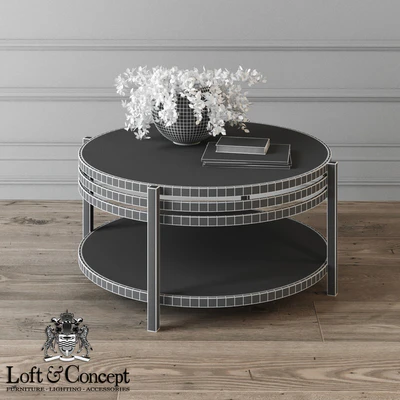 Table ula round coffee table ula001 designed by giannella ventura in 2005 — Ver 2