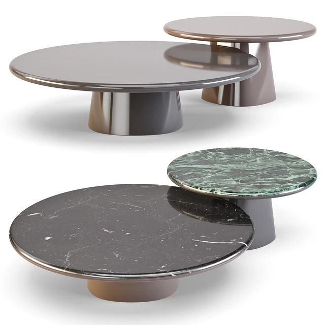 Meridiani: Leon - Coffee and Side Tables — Скачать