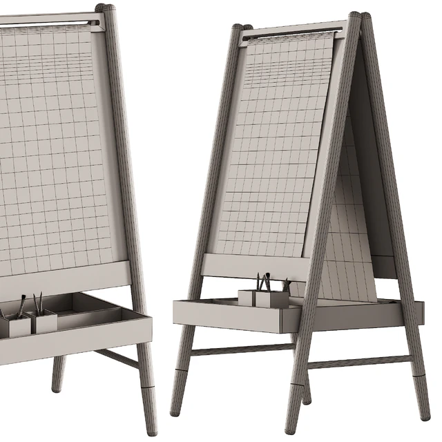 390 CB2 Wooden Kids Art Easel by Crate&kids 01 — Скачать