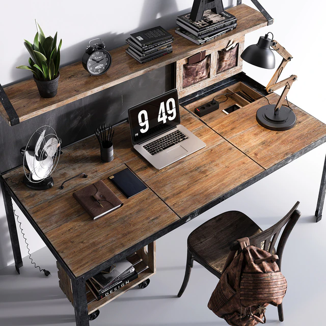 Work desk | Loft set — Descargar