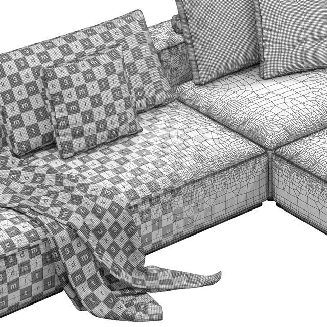 Poliform Westside Sofa set 3 — Descargar