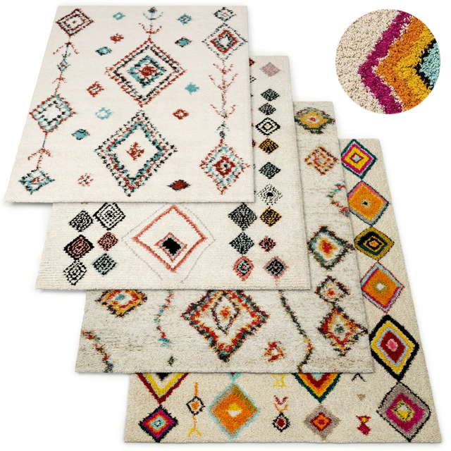 Shaggy rug Multicolour Collection by Benuta — Descargar
