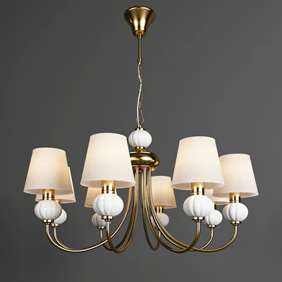 Classic chandelier Eurosvet 60072/8 Mella — Descargar