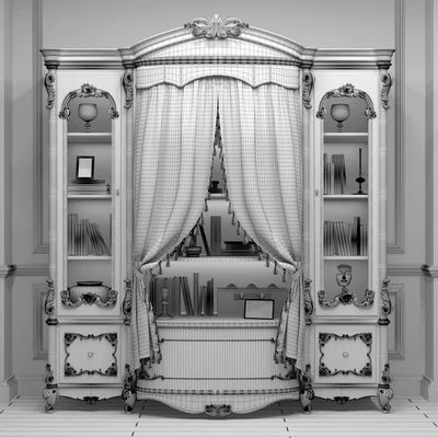 Bookcase Alberto & Mario Ghezzani RU 1001 Monnalisa — Ver 3