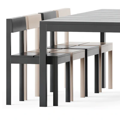 Table and Chair Na Xemena by Gandia Blasco / Outdoor furniture — Ver 5