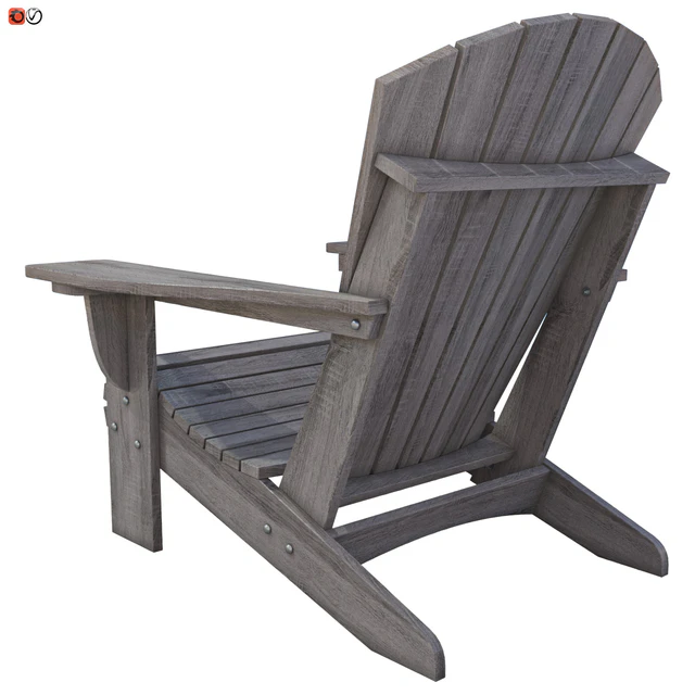 Wooden garden chair 04 — Descargar