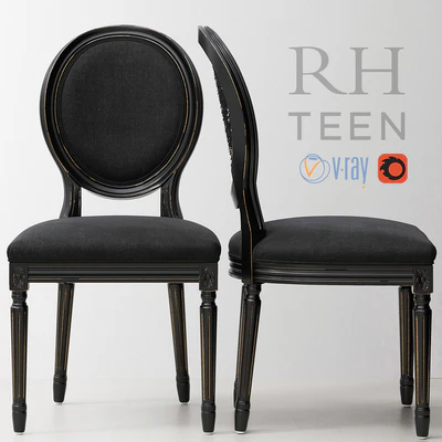 RH/ VINTAGE FRENCH SEQUIN DESK CHAIR — Вид 1