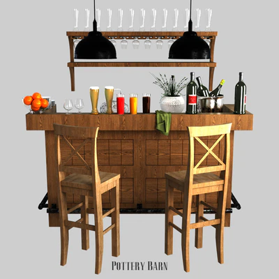 Pottery barn Rustic Ultimate Bar - Large — Ver 3