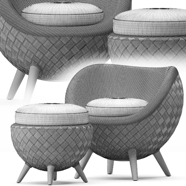 La Luna Lounge Armchair — Скачать