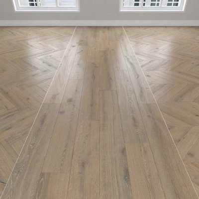 Parquet Oak country, 3 types: herringbone, linear, chevron. — Ver 1