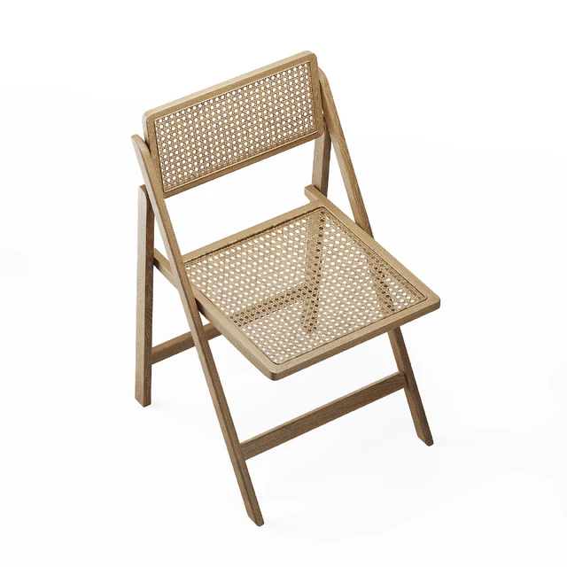 Zara Home RATTAN AND WOOD FOLDING CHAIR — Descargar