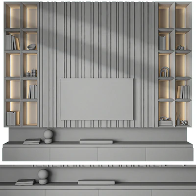 tv wall set 16 — Ver 3