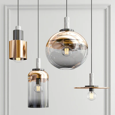 Decorative Paint Brushed Pendant — Скачать
