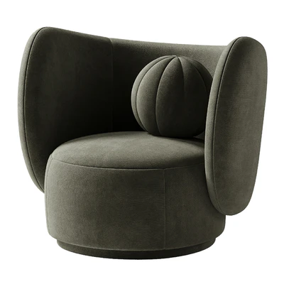 Rico Lounge Chair with Swivel Base — Ver 6