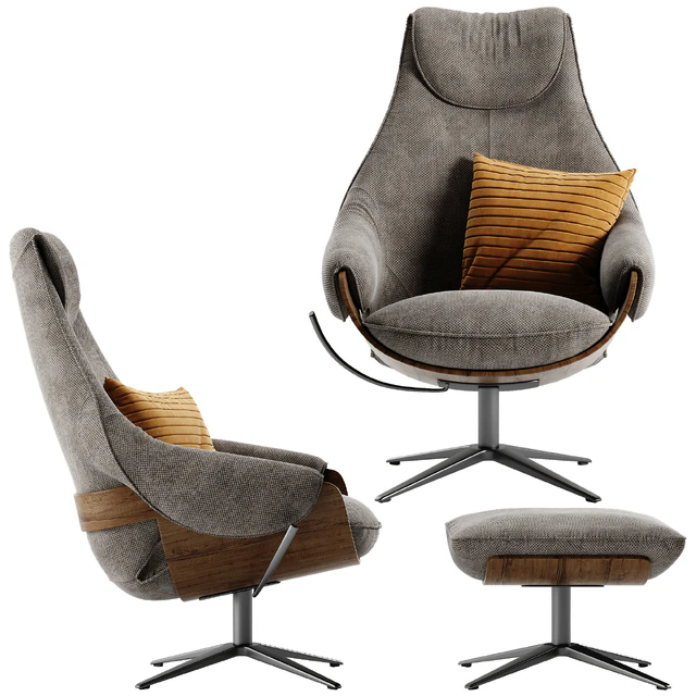 Leolux Cream armchair — Descargar
