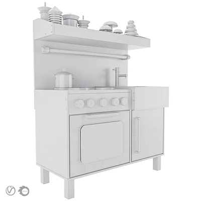 Ellipse Children's play kitchen — Ver 6
