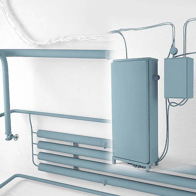 Set for the loft (ventilation, wires, stairs, heating) — Descargar