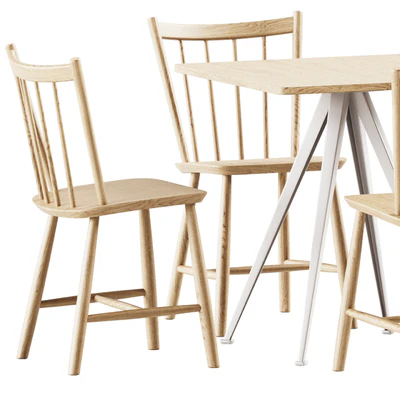 Pyramid Table 21 and J41 Chair by Hay — Вид 6